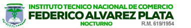 INSTITUTO TECNICO NACIONAL DE COMERCIO "FEDERICO ALVAREZ PLATA" NOCTURNO Logo